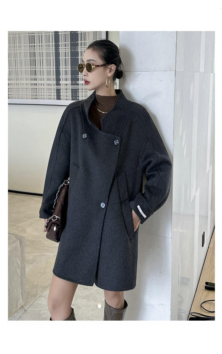 Manteau Oversize en Laine Double face