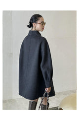 Manteau Oversize en Laine Double face