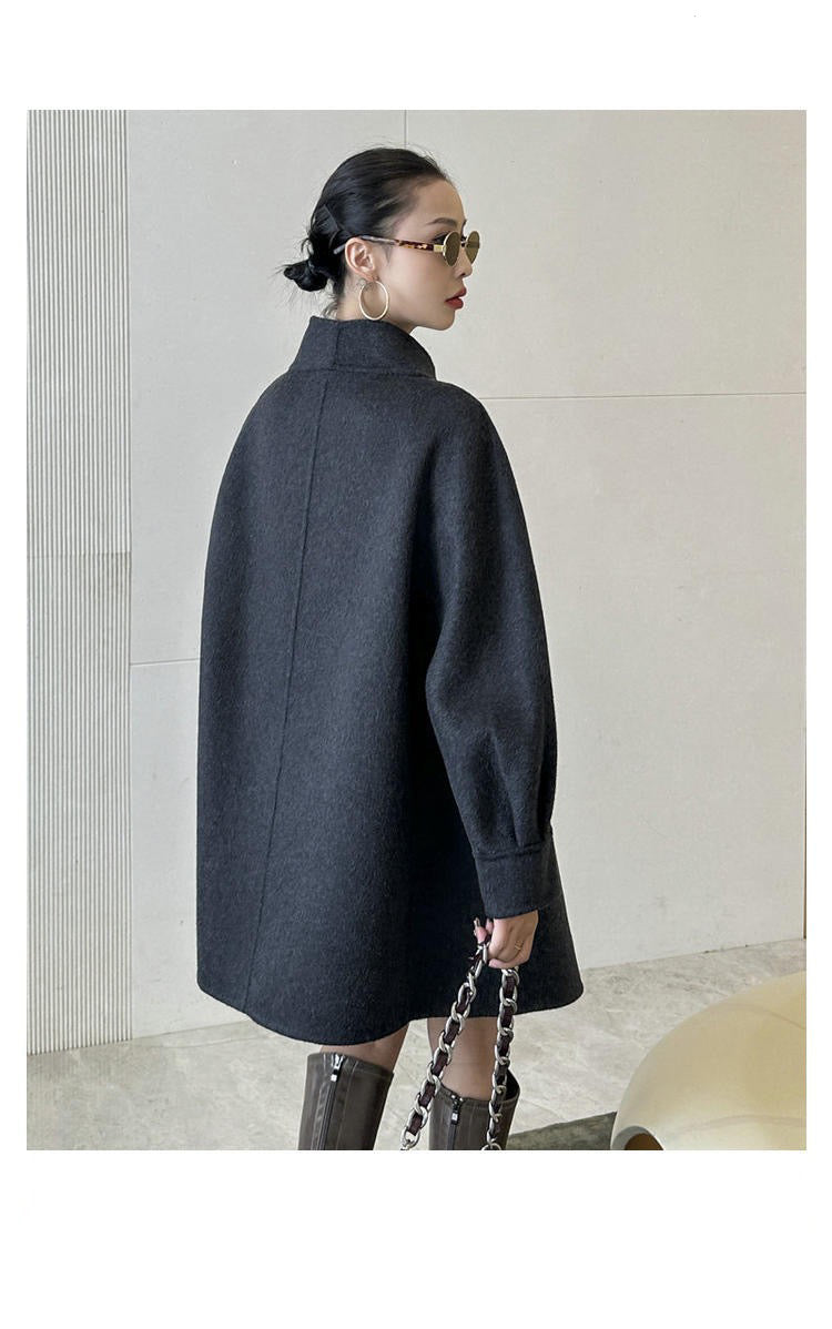 Manteau Oversize en Laine Double face