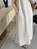 Robe Longue à Rayures sans Manches en Lin