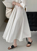 Robe Longue Col en V Plissé