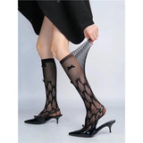 Lot de 4 paires de chaussettes à nœud en dentelle