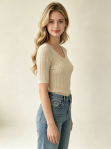Pull CôTé Chic à Manches Courtes