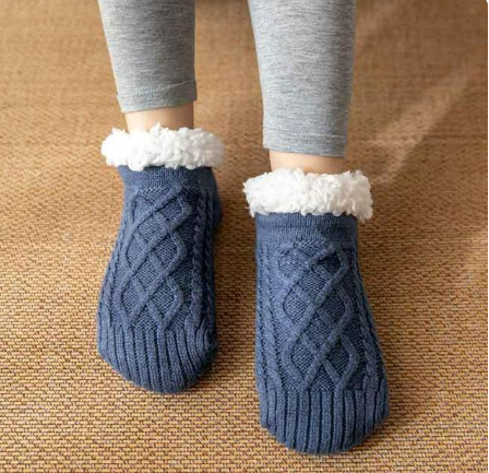 Chaussettes douces à la conception élégante en V (3 paires )