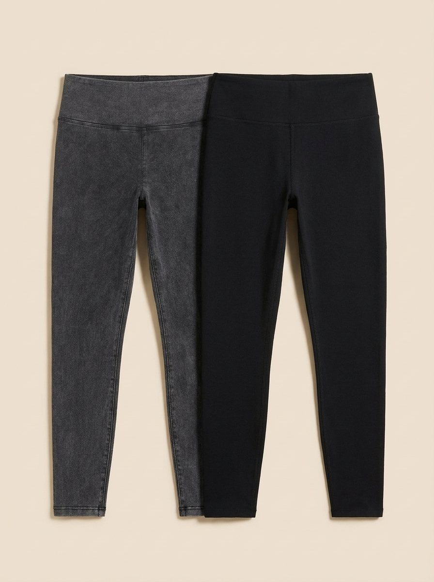 Jean collant taille haute (jegging)
