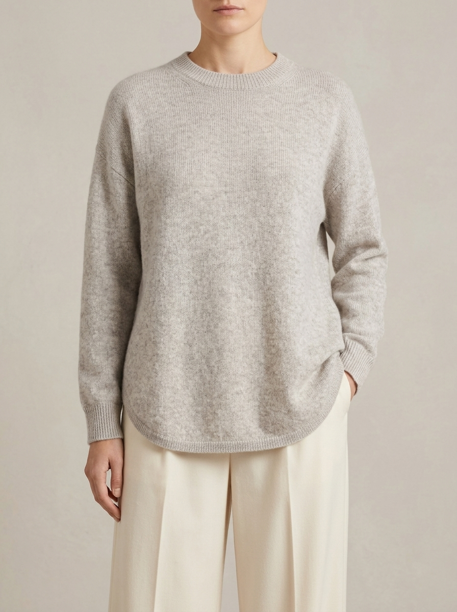 Pull en laine Beige