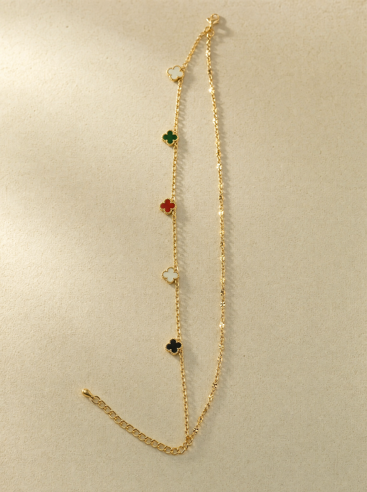 Bracelet double trèfles