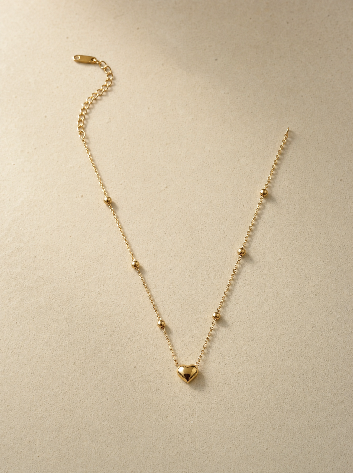 Bracelet petit cœur doré