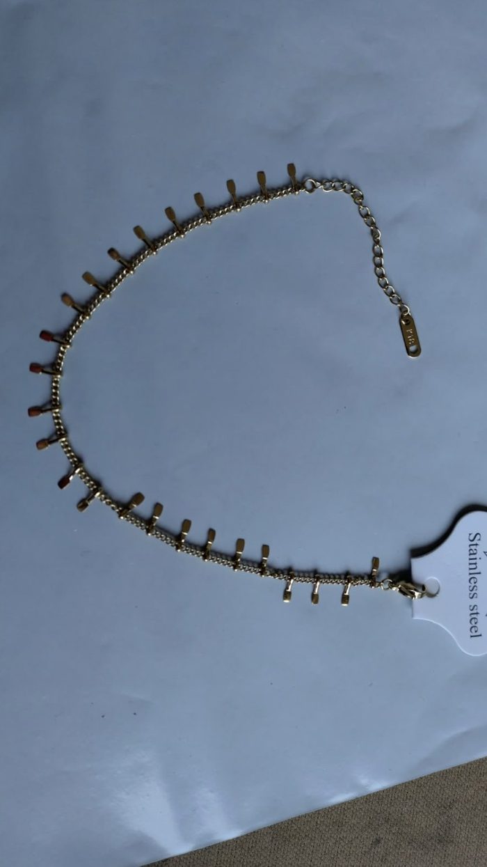 Bracelet franges dorées