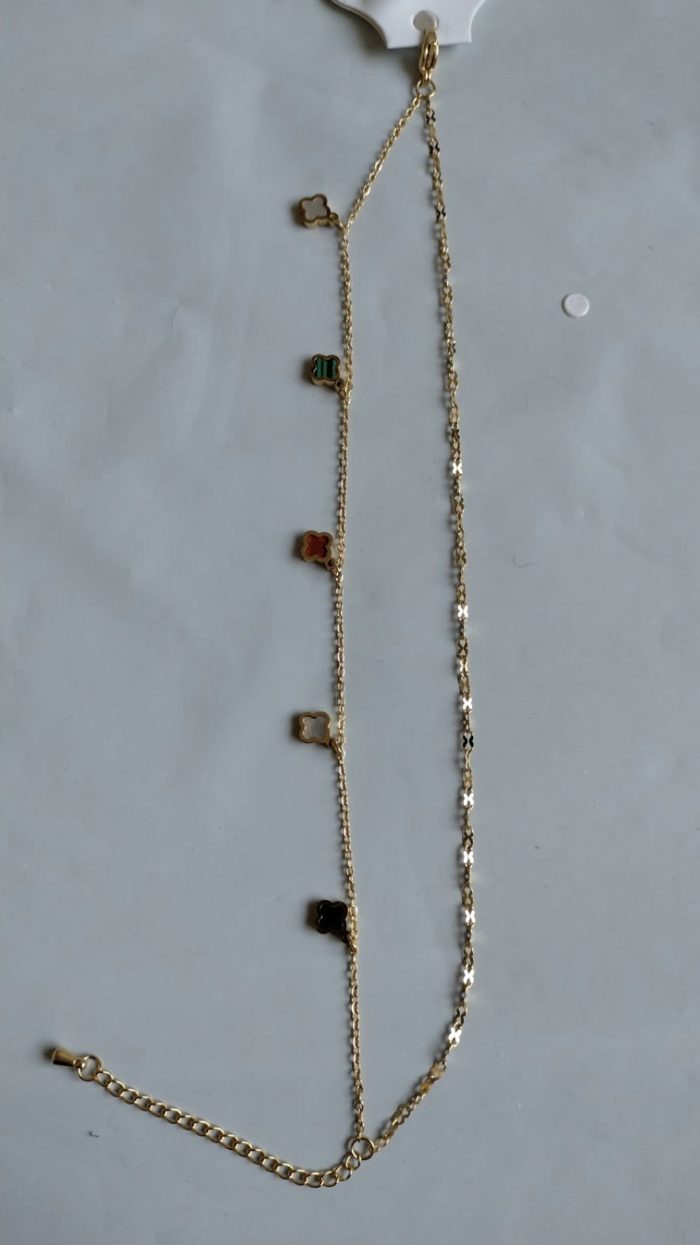 Bracelet double trèfles