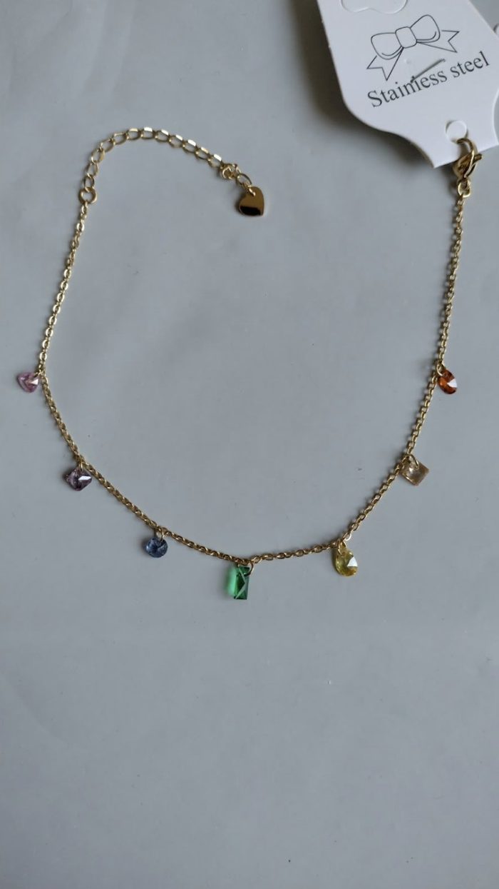 Bracelet pampilles multicolores