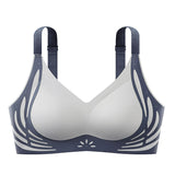 💖 Lot de 3 Soutiens-Gorge ✨ Vente du dernier jour 49% de réduction Push-Up Froncé à Blocs de Couleurs Sans Couture