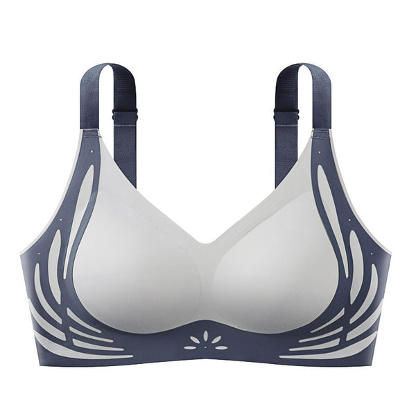 💖 Lot de 3 Soutiens-Gorge ✨ Vente du dernier jour 49% de réduction Push-Up Froncé à Blocs de Couleurs Sans Couture