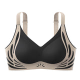 💖 Lot de 3 Soutiens-Gorge ✨ Vente du dernier jour 49% de réduction Push-Up Froncé à Blocs de Couleurs Sans Couture