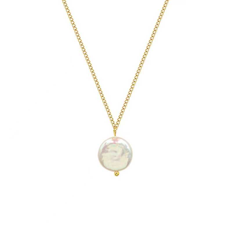 Collier pendentif perle baroque – photo 2