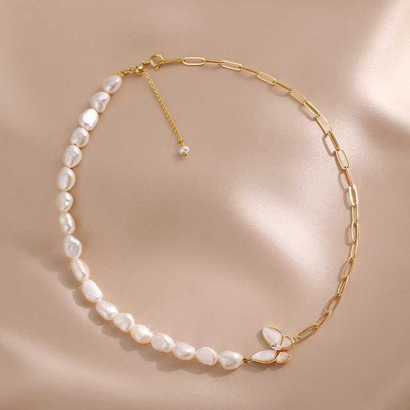 Papillon de nacre collier