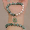 Bracelet perles de jade de Birmanie