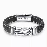 Bracelet en cuir tressé 