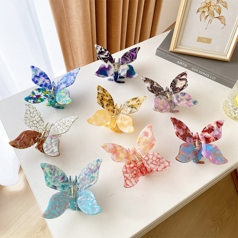 Pince à griffes grand papillon super chic