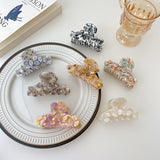 Clip de griffe de fleur de diamant classique