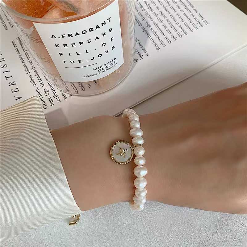 De Rocci Bracelet en perle naturelle