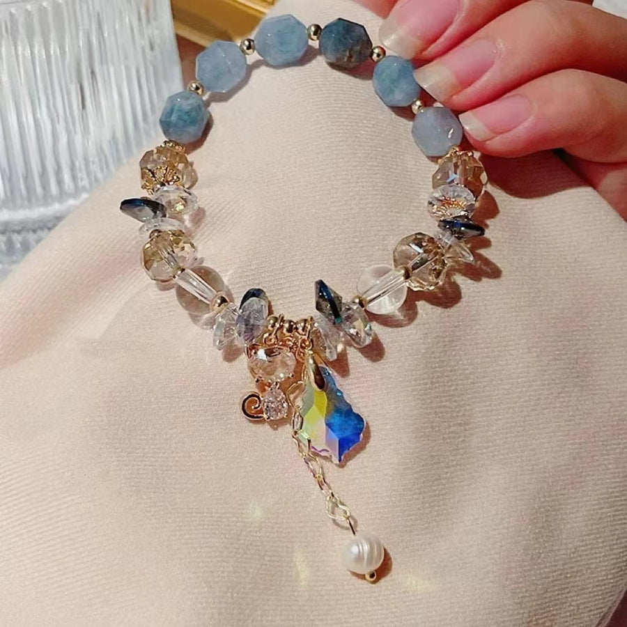 Bracelet Kitty en pierres naturelles et cristal tchèque