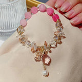 Bracelet Kitty en pierres naturelles et cristal tchèque