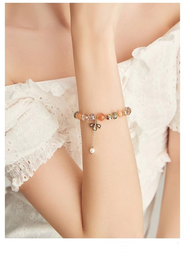 Bracelet d'abeille en cristal tchèque