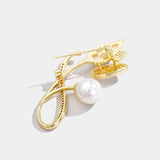 Broche tulipe en nacre