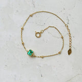 Bracelet Argent 925 Zircon Vert