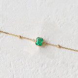 Bracelet Argent 925 Zircon Vert