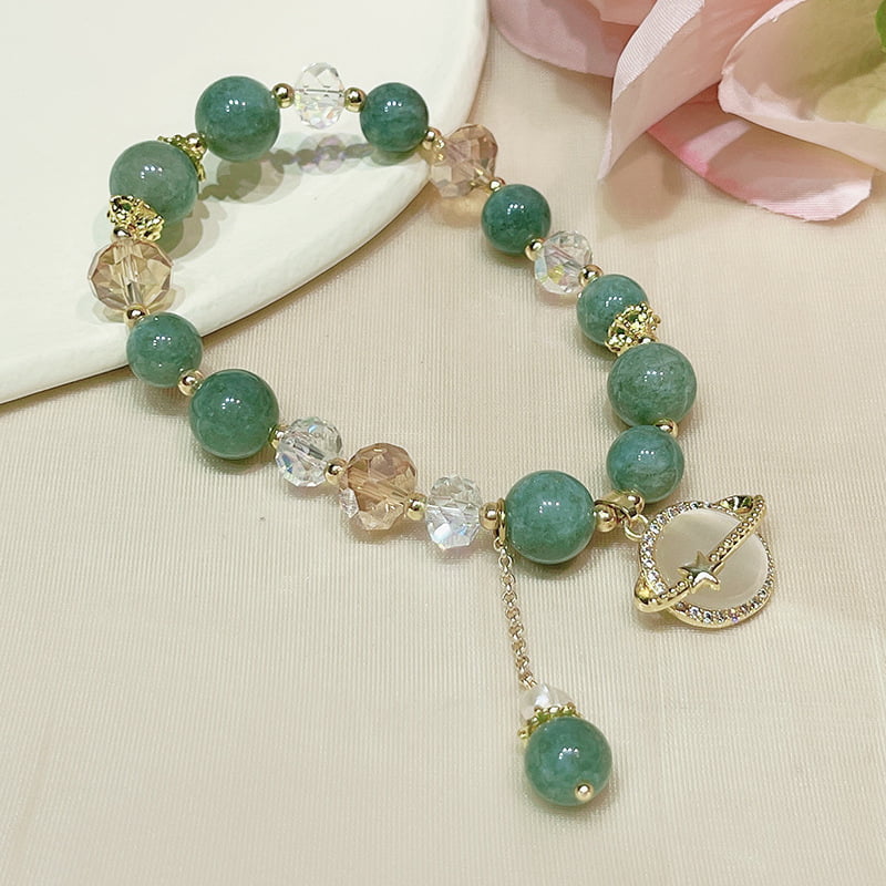 Bracelet étoile en jade de Birmanie