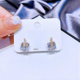 Lot de 2 paires de boucles d'oreilles hexagonales
