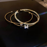 Ensemble de 3 bracelets en zircon H