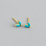 Ensemble de 2 paires de clous d'oreilles
