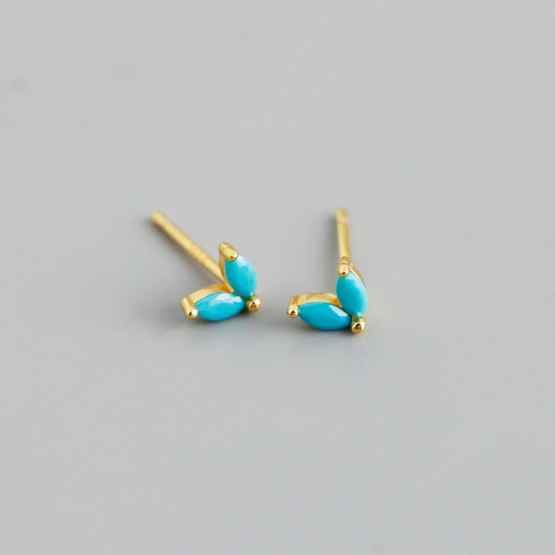 Ensemble de 2 paires de clous d'oreilles