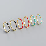 Boucles d'Oreilles Bambou Argent 925