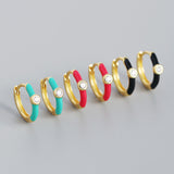 Boucles d'Oreilles Bambou Argent 925