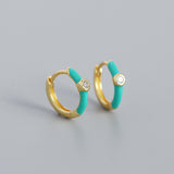 Boucles d'Oreilles Bambou Argent 925