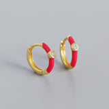 Boucles d'Oreilles Bambou Argent 925