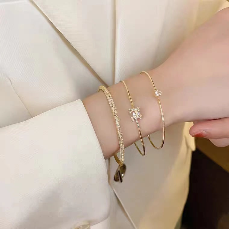 Ensemble de 3 bracelets en zircon H – photo 5
