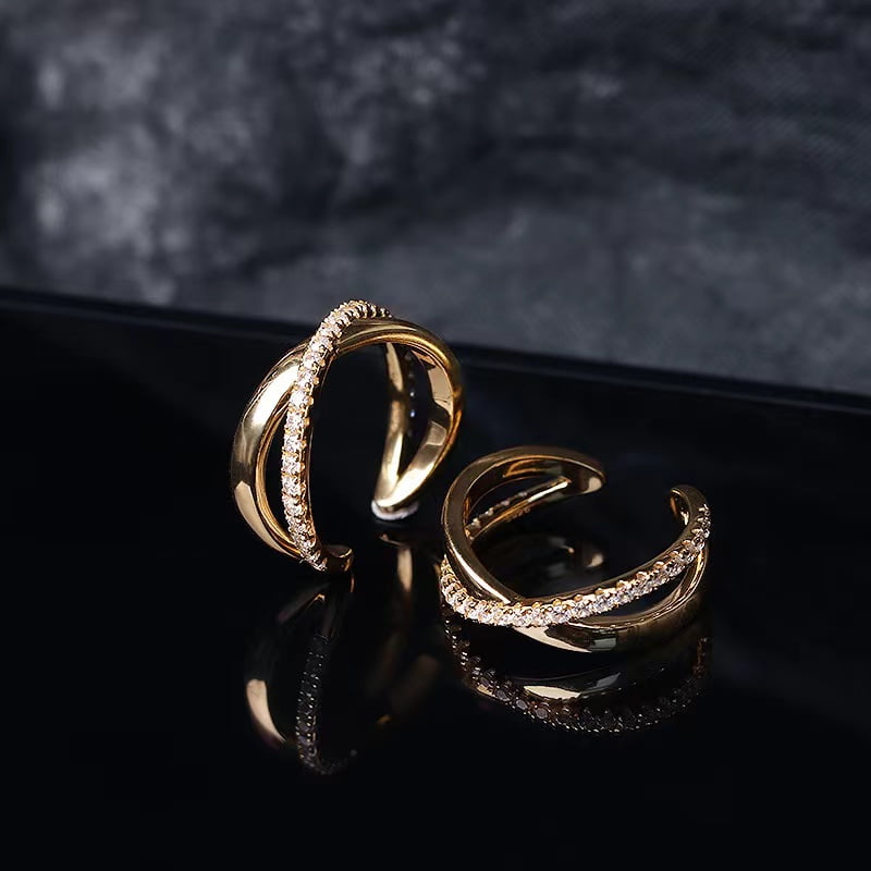 Bague reglable X Argent 925