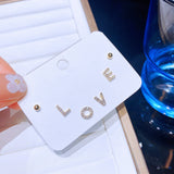 Clous d'oreilles en forme de coeur