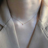 Collier mini coeur en argent 925
