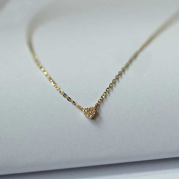 Collier mini coeur en argent 925