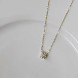 Mini collier à breloques en argent 925