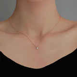 Mini collier à breloques en argent 925