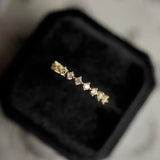 Bague Zircon Mince Argent 925