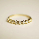 Bague Zircon Mince Argent 925