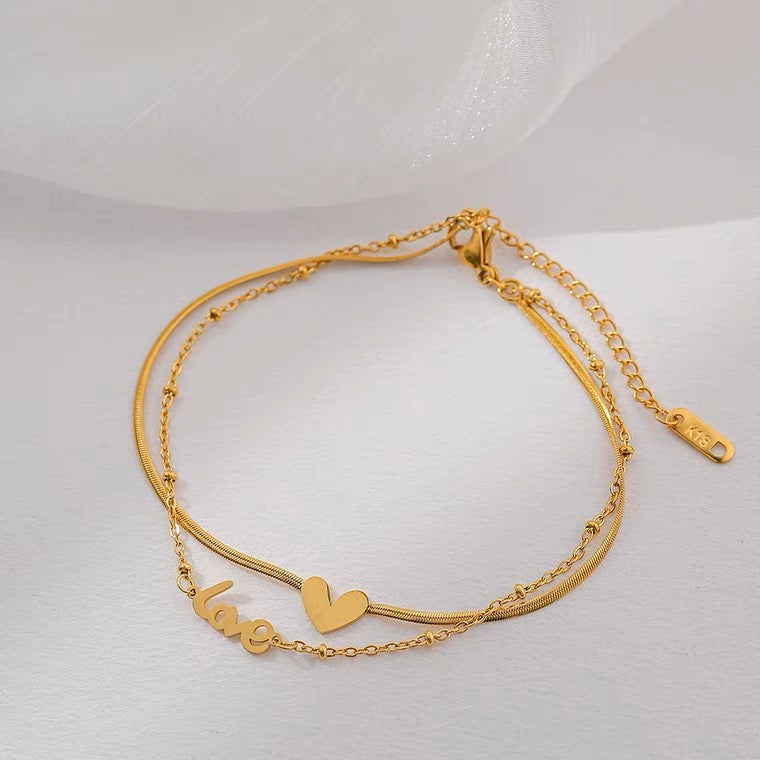 ✨ Set de 3 Bracelets de Cheville – Élégance en Trio